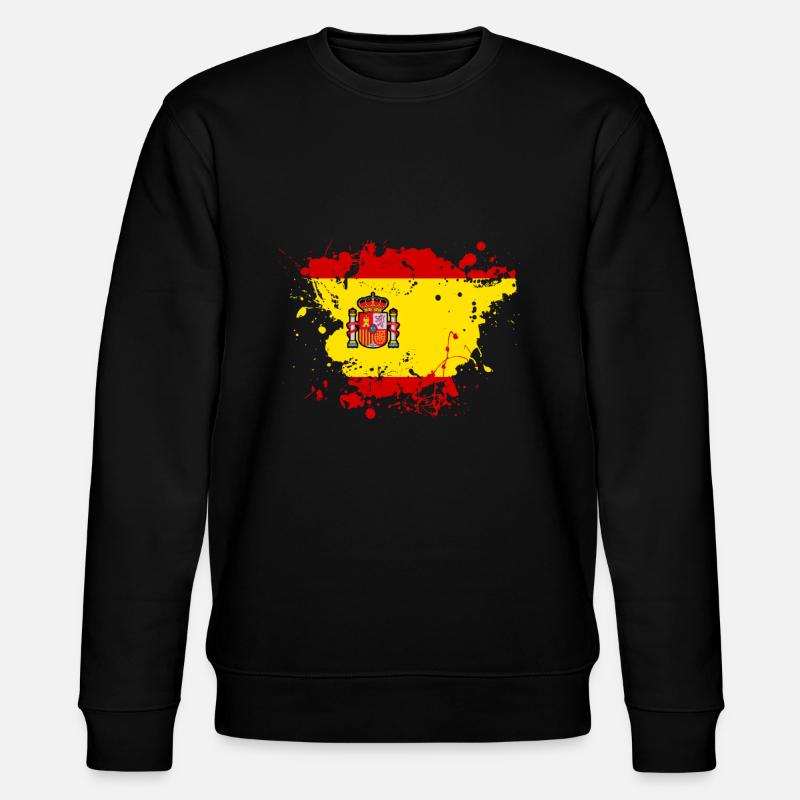 Spanien - Stanley/Stella Unisex Bio-Sweatshirt CHANGER  - Schwarz