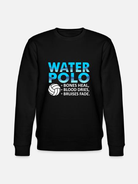 Wasserball - Stanley/Stella Unisex Bio-Sweatshirt CHANGER  - Schwarz