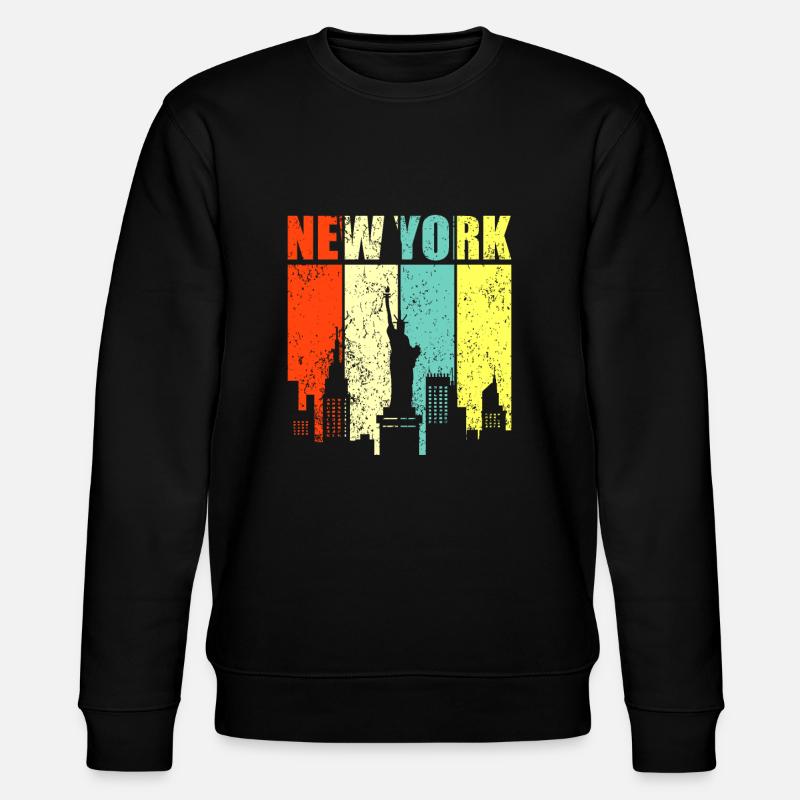 New York - Stanley/Stella Unisex Bio-Sweatshirt CHANGER  - Schwarz