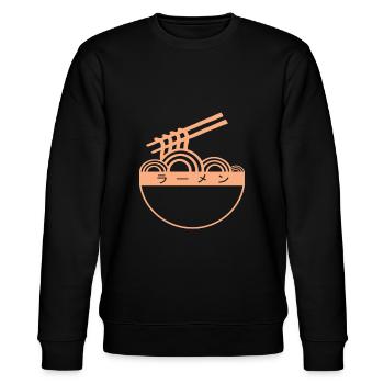 Japan - Stanley/Stella Unisex Bio-Sweatshirt CHANGER  - Schwarz - Vorne - Nik (191cm) & Marisol (170cm)