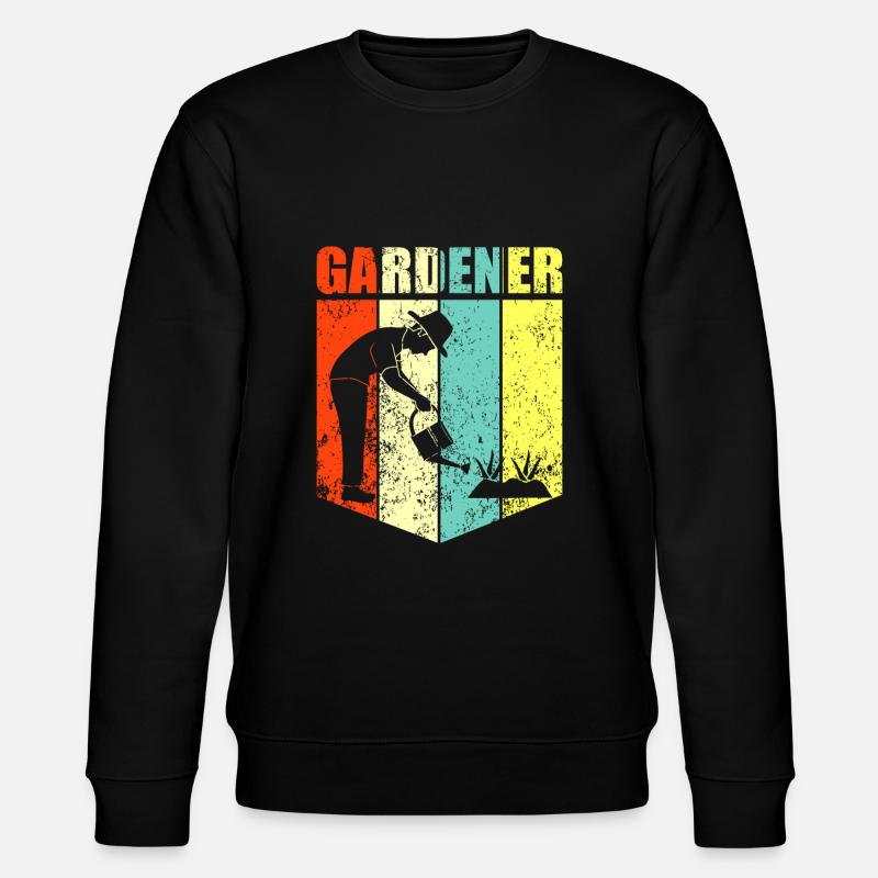 Gärtner - Stanley/Stella Unisex Bio-Sweatshirt CHANGER  - Schwarz