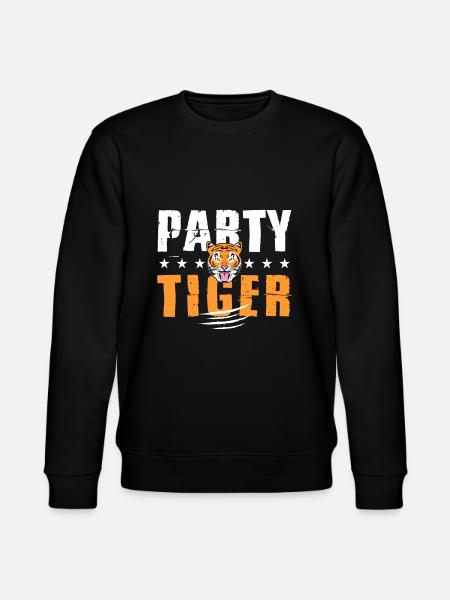 Tiger - Stanley/Stella Unisex Bio-Sweatshirt CHANGER  - Schwarz