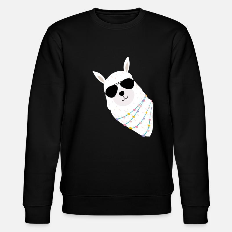 Lama - Stanley/Stella CHANGER Unisex Organic Sweatshirt - black