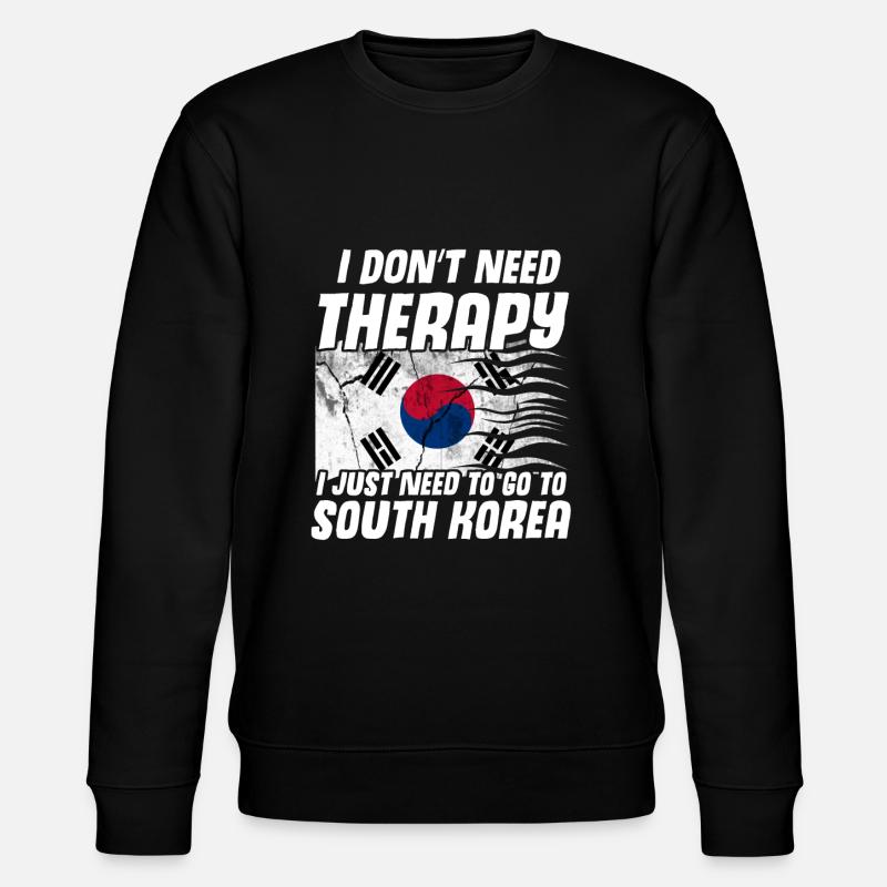 Korea - Stanley/Stella Unisex Bio-Sweatshirt CHANGER  - Schwarz