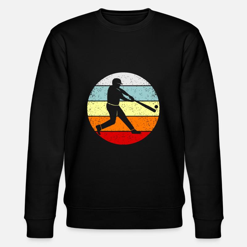 baseball - Stanley/Stella CHANGER Unisex Organic Sweatshirt - black