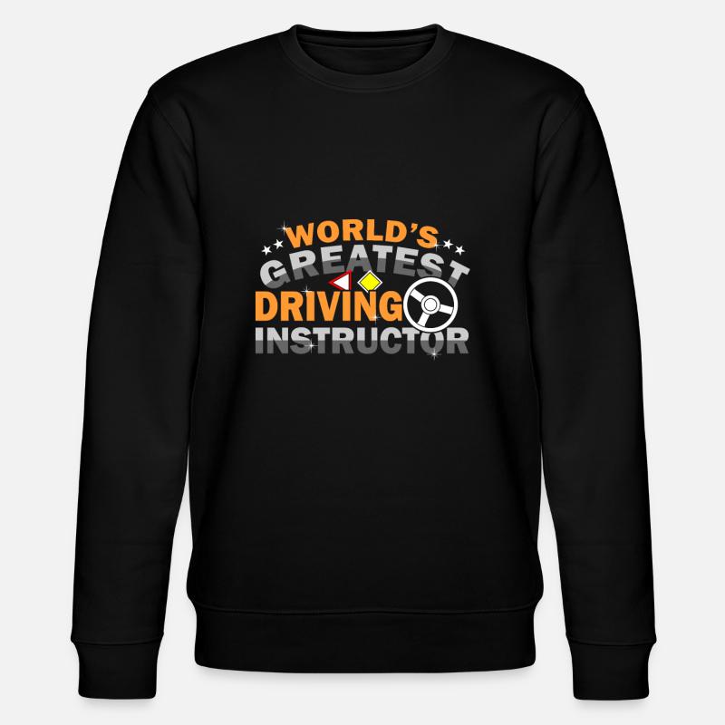 Fahrlehrer - Stanley/Stella Unisex Bio-Sweatshirt CHANGER  - Schwarz