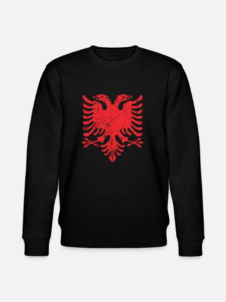 Albanien - Stanley/Stella økologisk unisex-sweatshirt CHANGER  - sort