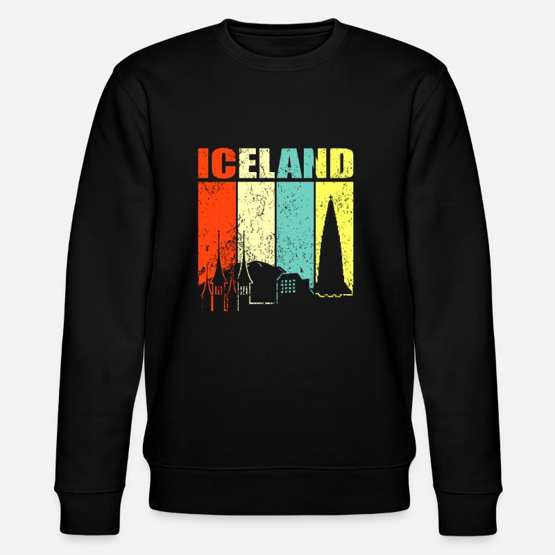 Island - Stanley/Stella Unisex Bio-Sweatshirt CHANGER  - Schwarz