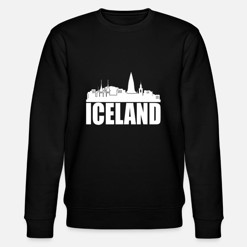 Island - Stanley/Stella Unisex Bio-Sweatshirt CHANGER  - Schwarz