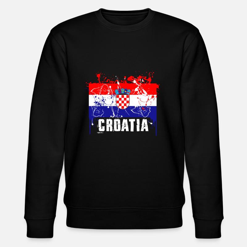 Croatie - Sweat bio CHANGER Stanley/Stella Unisexe - noir