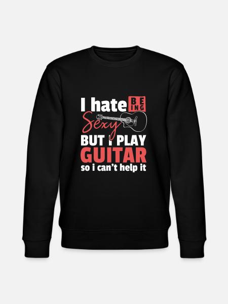 guitar - Stanley/Stella CHANGER Unisex Organic Sweatshirt - black