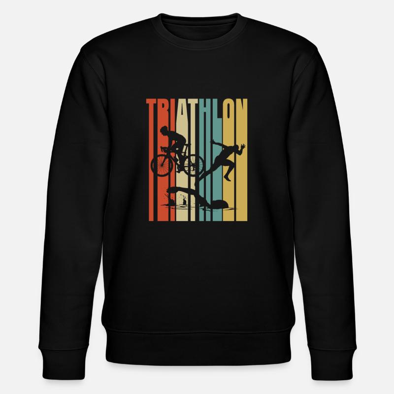 Triathlon - Stanley/Stella Unisex Bio-Sweatshirt CHANGER  - Schwarz
