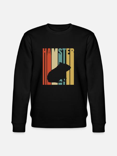 Hamster - Stanley/Stella Unisex Bio-Sweatshirt CHANGER  - Schwarz