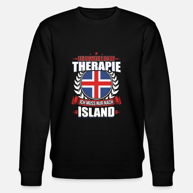 Island - Stanley/Stella Unisex Bio-Sweatshirt CHANGER  - Schwarz