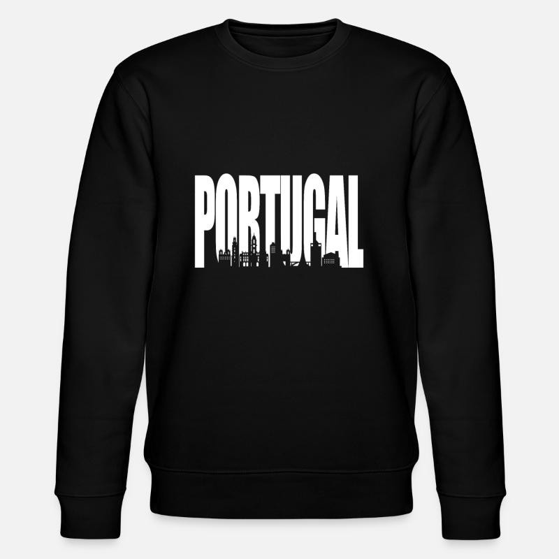 Portugal - Stanley/Stella Unisex Bio-Sweatshirt CHANGER  - Schwarz