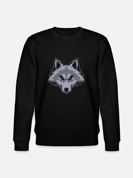 Wolf - Stanley/Stella CHANGER Unisex Organic Sweatshirt - black
