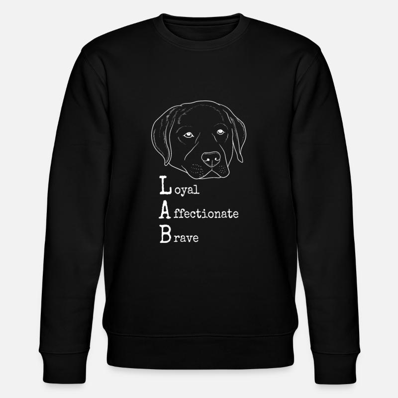 Labrador - Stanley/Stella CHANGER Unisex Organic Sweatshirt - black