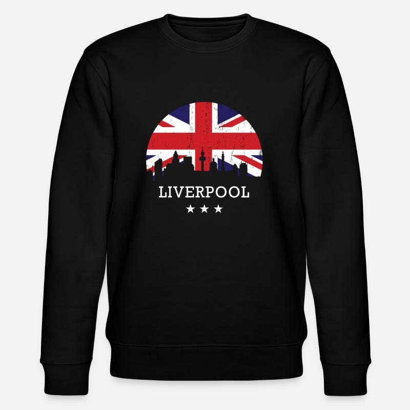 Liverpool - Stanley/Stella CHANGER Unisex Organic Sweatshirt - black