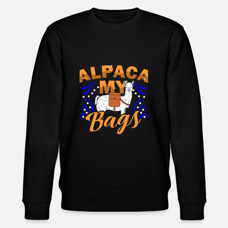 Llama Alpaca - Sweat bio CHANGER Stanley/Stella Unisexe - noir