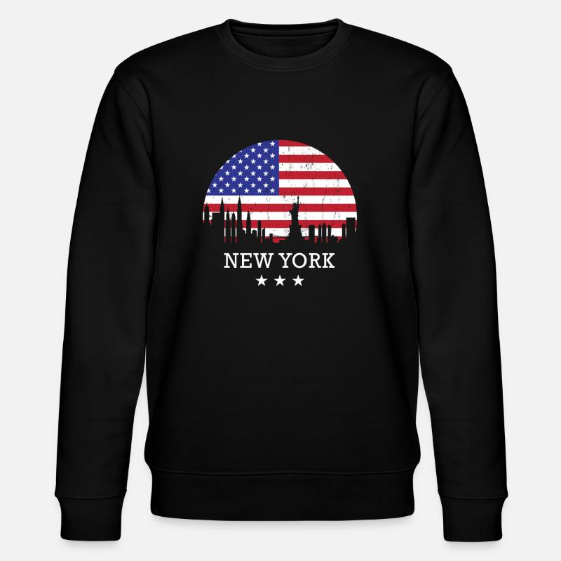New York - Stanley/Stella Unisex Bio-Sweatshirt CHANGER - Schwarz