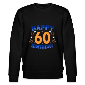 60e anniversaire - Sweat bio CHANGER Stanley/Stella Unisexe - noir - Devant - Nik (191cm) & Marisol (170cm)