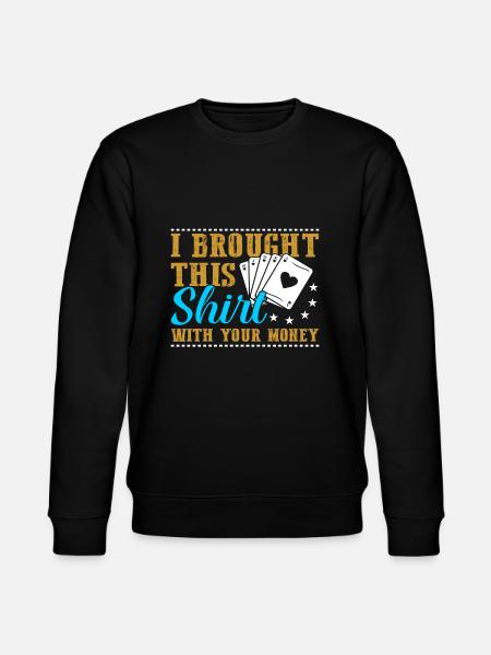 Poker Poker Gift - Stanley/Stella CHANGER Unisex Organic Sweatshirt - black