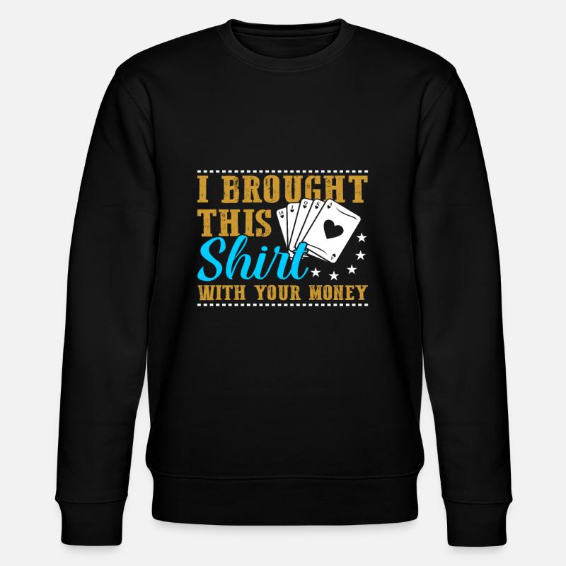 Poker Poker Cadeau - Sweat bio CHANGER Stanley/Stella Unisexe - noir