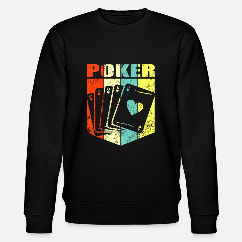 Poker Poker Cadeau - Sweat bio CHANGER Stanley/Stella Unisexe - noir