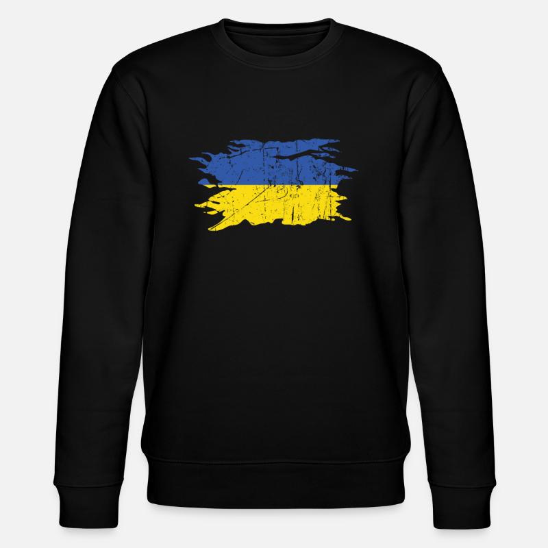 Ukraine - Stanley/Stella CHANGER Unisex Organic Sweatshirt - black
