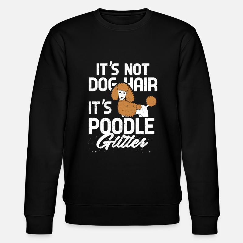 poodle - Stanley/Stella CHANGER Unisex Organic Sweatshirt - black