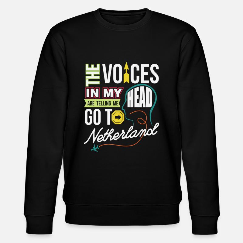 Pays-Bas Hollande - Sweat bio CHANGER Stanley/Stella Unisexe - noir