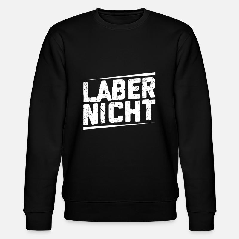 lustiger Spruch - Stanley/Stella Unisex Bio-Sweatshirt CHANGER  - Schwarz