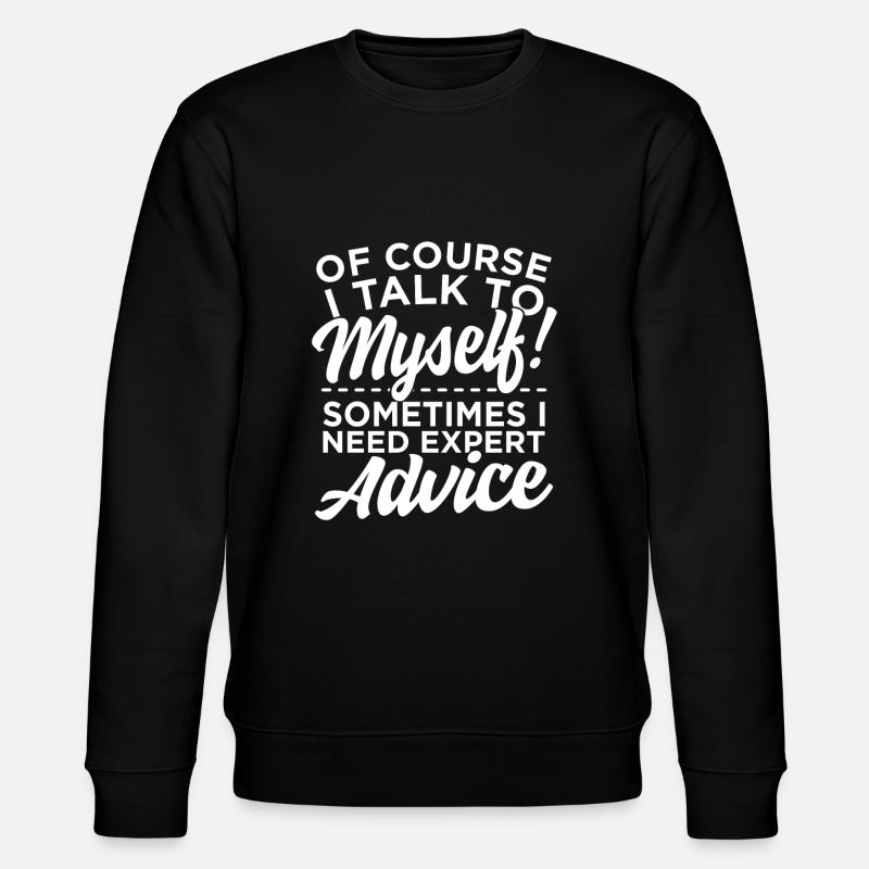 lustiger Spruch - Stanley/Stella Unisex Bio-Sweatshirt CHANGER  - Schwarz