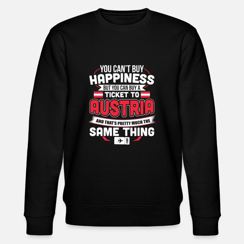 Austria - Stanley/Stella CHANGER Unisex Organic Sweatshirt - black