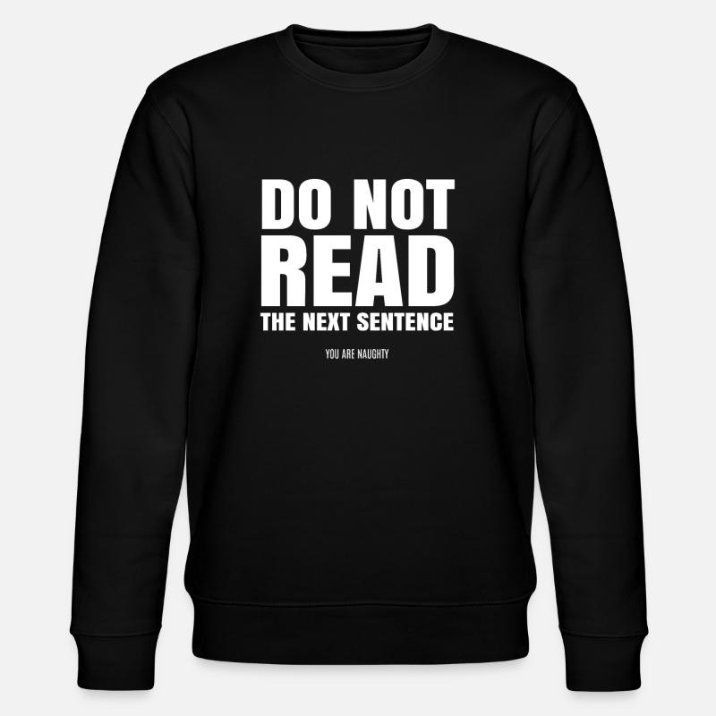 paroles drôles - Sweat bio CHANGER Stanley/Stella Unisexe - noir