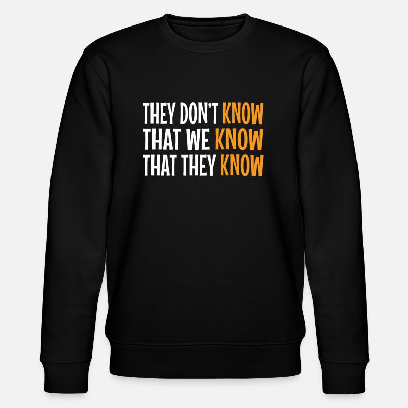 paroles drôles - Sweat bio CHANGER Stanley/Stella Unisexe - noir