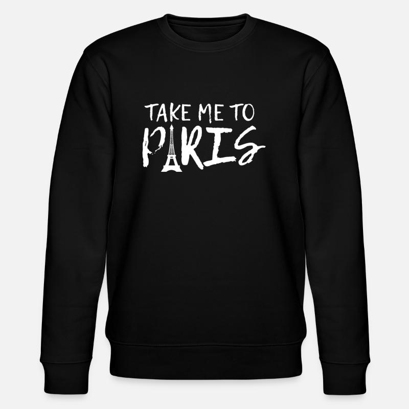 Paris - Stanley/Stella Unisex Bio-Sweatshirt CHANGER  - Schwarz