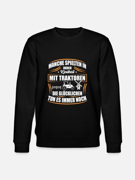 Traktor - Stanley/Stella Unisex Bio-Sweatshirt CHANGER  - Schwarz