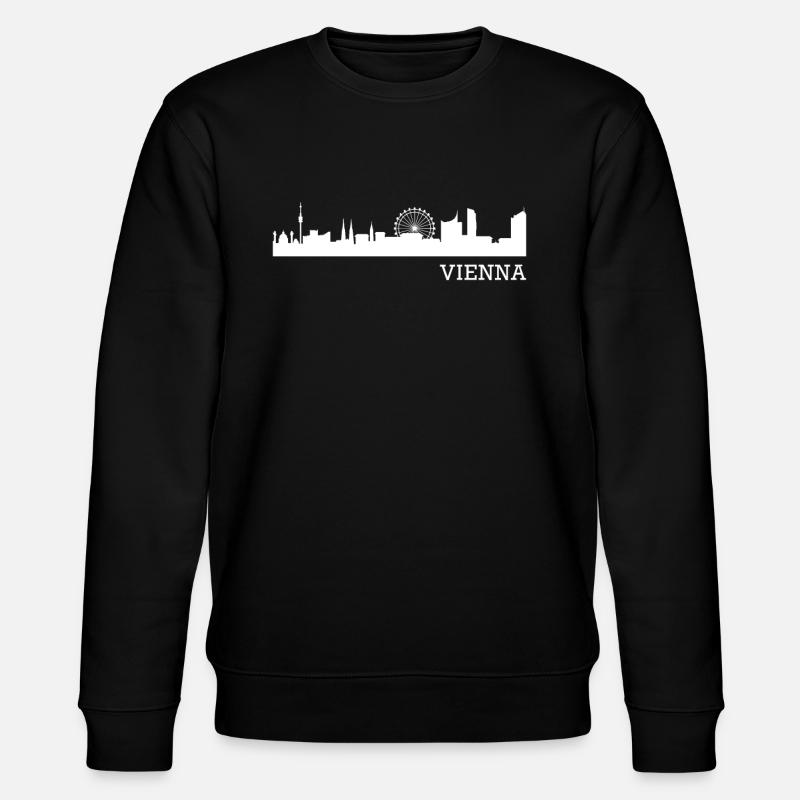 Wien - Stanley/Stella Unisex Bio-Sweatshirt CHANGER  - Schwarz