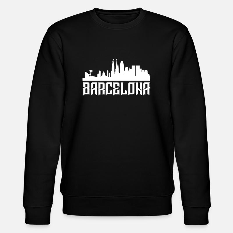 Barcelone - Sweat bio CHANGER Stanley/Stella Unisexe - noir