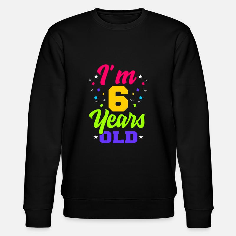 6e anniversaire - Sweat bio CHANGER Stanley/Stella Unisexe - noir