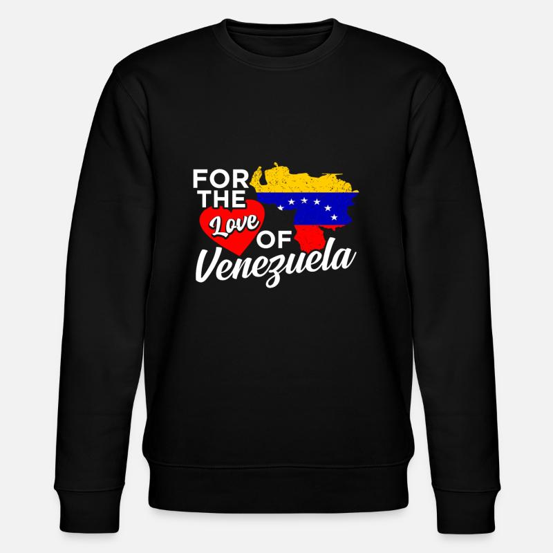 Venezuela - Stanley/Stella Unisex Bio-Sweatshirt CHANGER  - Schwarz
