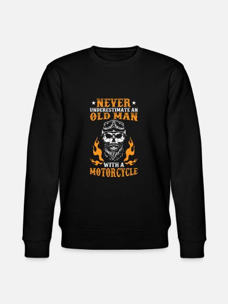 Motorcycle - Stanley/Stella CHANGER Unisex Organic Sweatshirt - black