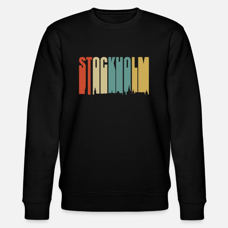 Stockholm - Stanley/Stella Unisex Bio-Sweatshirt CHANGER  - Schwarz