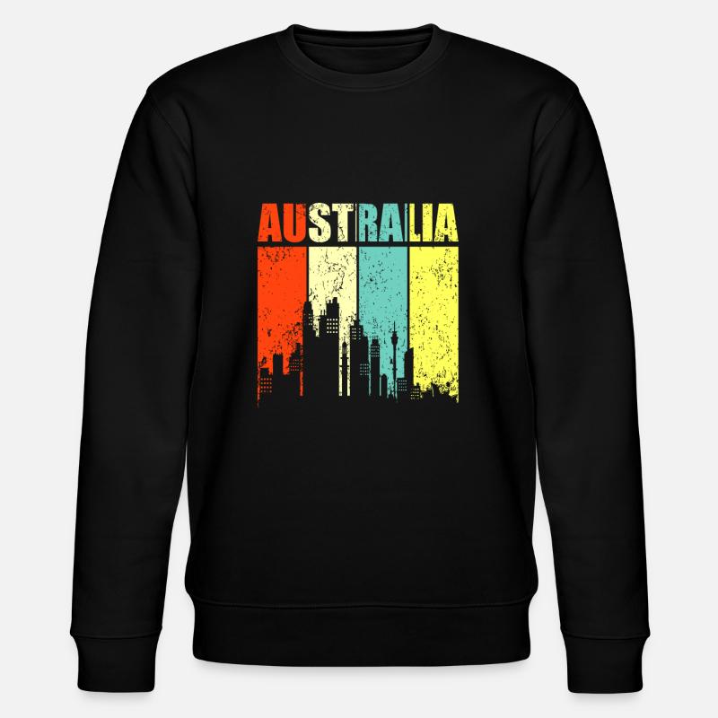 Australia - Stanley/Stella CHANGER Unisex Organic Sweatshirt - black