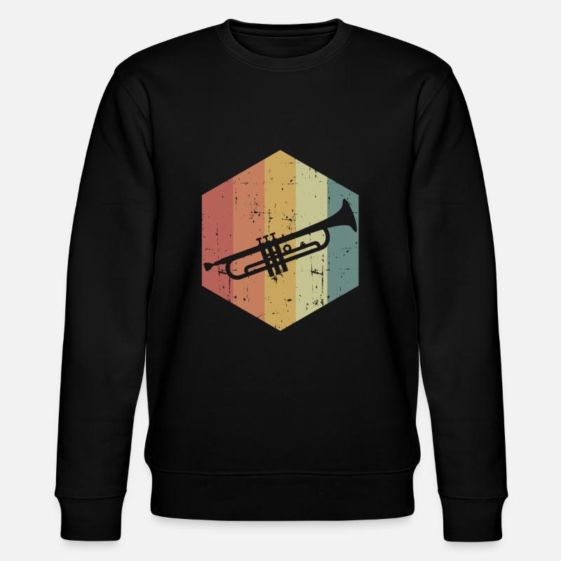 trompette - Sweat bio CHANGER Stanley/Stella Unisexe - noir