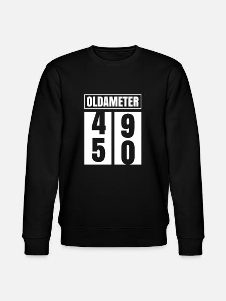 50th birthday - Stanley/Stella CHANGER Unisex Organic Sweatshirt - black