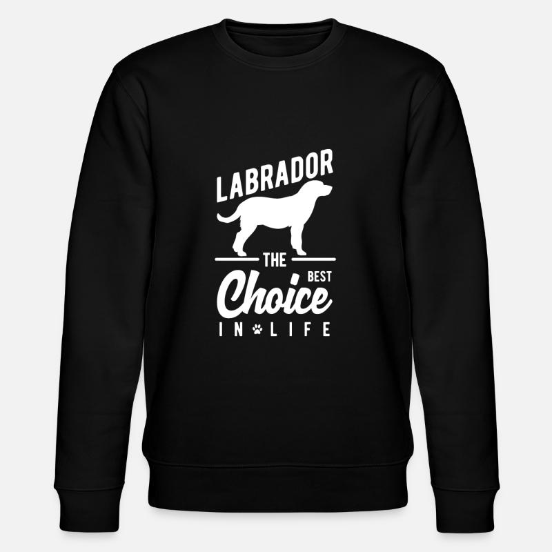 Labrador - Stanley/Stella CHANGER Unisex Organic Sweatshirt - black