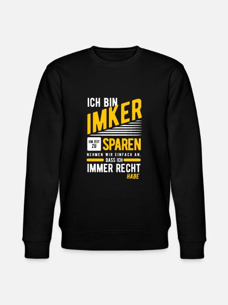 Imker - Stanley/Stella Unisex Bio-Sweatshirt CHANGER - Schwarz