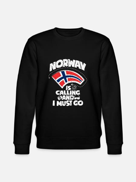 Norwegen - Stanley/Stella Unisex Bio-Sweatshirt CHANGER - Schwarz